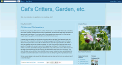 Desktop Screenshot of catscritters.blogspot.com