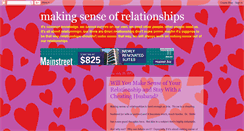 Desktop Screenshot of makingsenseofrelationships.blogspot.com