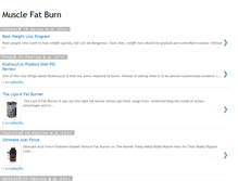 Tablet Screenshot of muscle-fatburn.blogspot.com