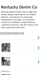 Mobile Screenshot of kentuckydenimco.blogspot.com