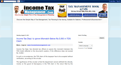 Desktop Screenshot of incometaxmanagement.blogspot.com