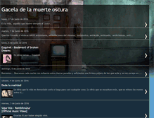 Tablet Screenshot of gaceladelamuerteoscura.blogspot.com