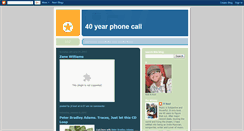 Desktop Screenshot of 40-yearphonecall.blogspot.com