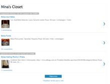 Tablet Screenshot of closetdanina.blogspot.com