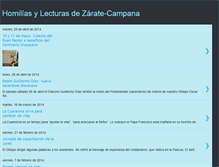 Tablet Screenshot of homiliaszaratecampana.blogspot.com