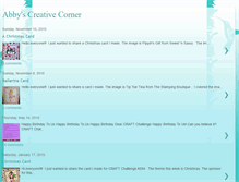 Tablet Screenshot of abbyscreations.blogspot.com