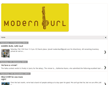 Tablet Screenshot of modernburl.blogspot.com