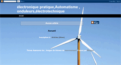 Desktop Screenshot of electroniquepratiques.blogspot.com