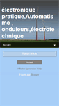 Mobile Screenshot of electroniquepratiques.blogspot.com