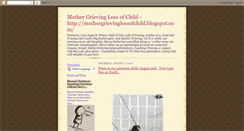 Desktop Screenshot of mothergrievinglossofchild.blogspot.com