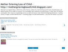 Tablet Screenshot of mothergrievinglossofchild.blogspot.com