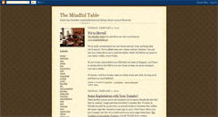 Desktop Screenshot of mindfultable.blogspot.com