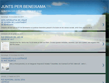 Tablet Screenshot of juntsperbeneixama.blogspot.com
