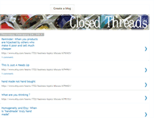Tablet Screenshot of closedthreads.blogspot.com