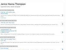 Tablet Screenshot of janicehannathompson.blogspot.com