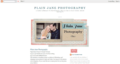 Desktop Screenshot of plainjanephoto.blogspot.com