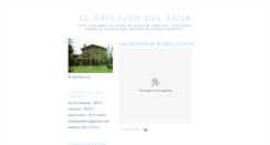 Desktop Screenshot of elcallejondelagua.blogspot.com