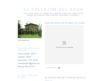 Tablet Screenshot of elcallejondelagua.blogspot.com