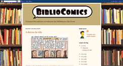 Desktop Screenshot of bibliocomics.blogspot.com