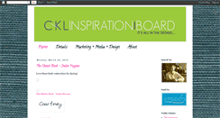 Desktop Screenshot of cklinspirationboard.blogspot.com