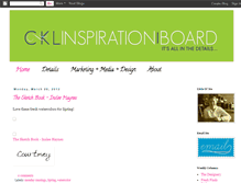 Tablet Screenshot of cklinspirationboard.blogspot.com