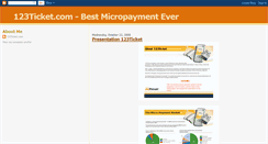 Desktop Screenshot of micropaiement.blogspot.com