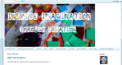 Desktop Screenshot of inspireimaginationthroughcreation.blogspot.com