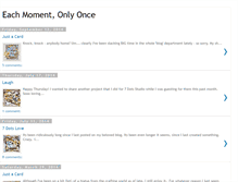 Tablet Screenshot of eachmoment-onlyonce.blogspot.com