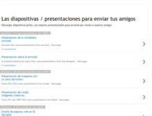 Tablet Screenshot of lasdiapositivas.blogspot.com