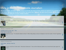 Tablet Screenshot of chrisonmojo.blogspot.com