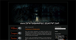 Desktop Screenshot of fatosparanormais.blogspot.com