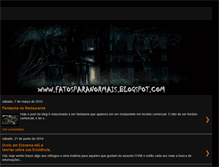 Tablet Screenshot of fatosparanormais.blogspot.com