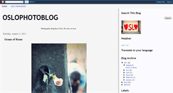 Desktop Screenshot of oslophotoblog.blogspot.com