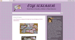 Desktop Screenshot of ozgesekerleri.blogspot.com