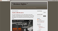 Desktop Screenshot of brokensights.blogspot.com