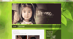 Desktop Screenshot of lilyroserolland.blogspot.com