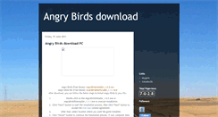 Desktop Screenshot of angrybirdsdownloadpc.blogspot.com