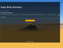 Tablet Screenshot of angrybirdsdownloadpc.blogspot.com