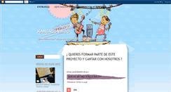 Desktop Screenshot of kantaconmigo.blogspot.com