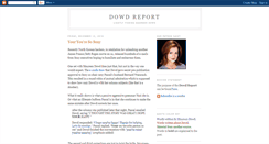 Desktop Screenshot of dowdreport.blogspot.com