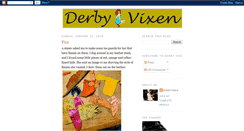 Desktop Screenshot of derbyvixen.blogspot.com