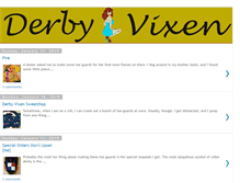 Tablet Screenshot of derbyvixen.blogspot.com