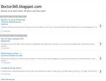 Tablet Screenshot of doctor365.blogspot.com