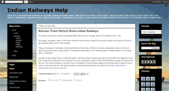 Desktop Screenshot of indianrailways-help.blogspot.com