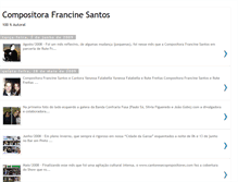 Tablet Screenshot of compositorafrancinesantos.blogspot.com