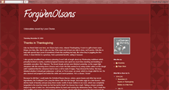 Desktop Screenshot of forgivenolsons.blogspot.com