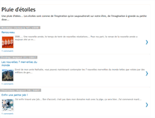 Tablet Screenshot of pluiedetoiles.blogspot.com