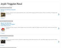 Tablet Screenshot of jejakitinggalanrasul.blogspot.com