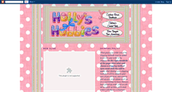 Desktop Screenshot of hollyshobbiescustombows.blogspot.com