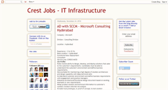 Desktop Screenshot of crestjobsitinfra.blogspot.com